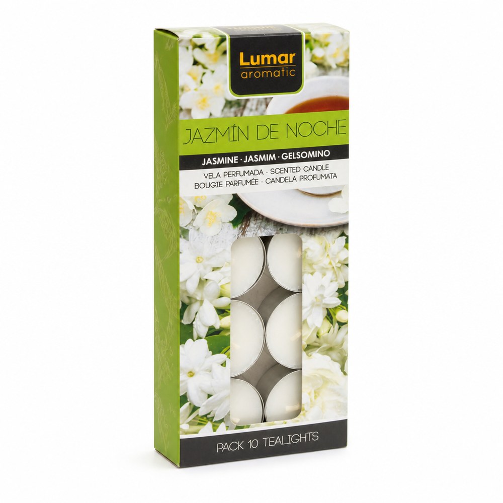 Velas Pequeñas Perfumadas de Jazmín x10 | Aromaterapia | Salón y Dormitorio