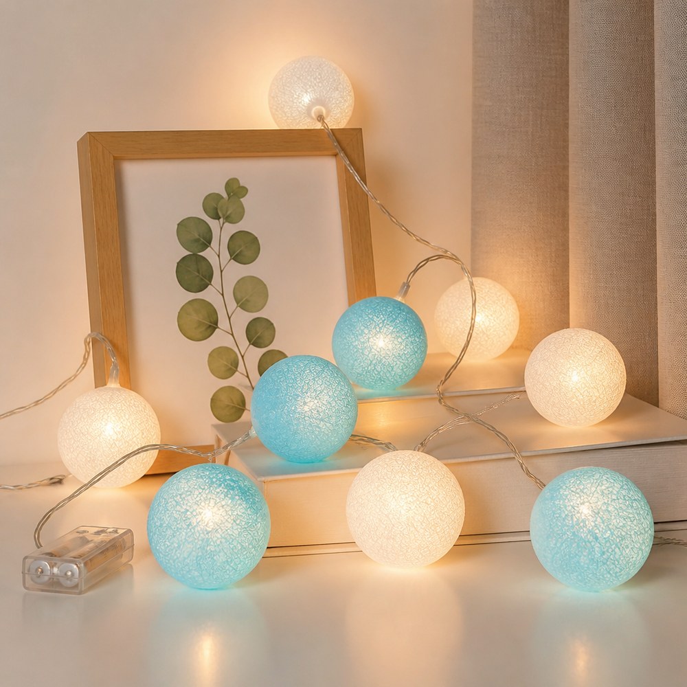 10-Bulb LED String Lights