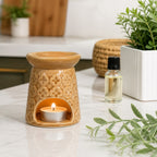 Quemador de Aceite de Cerámica | Difusor de Aceites Esenciales | Decoración Hogar