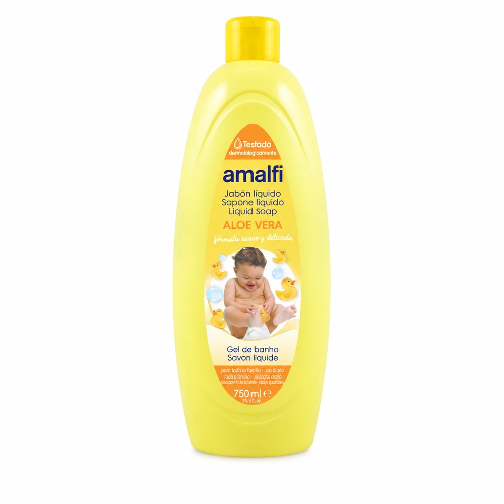 Jabon Liquido para Bebe - imagenes de producto y uso
