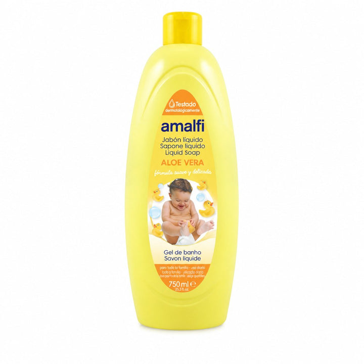 Jabon Liquido para Bebe - imagenes de producto y uso
