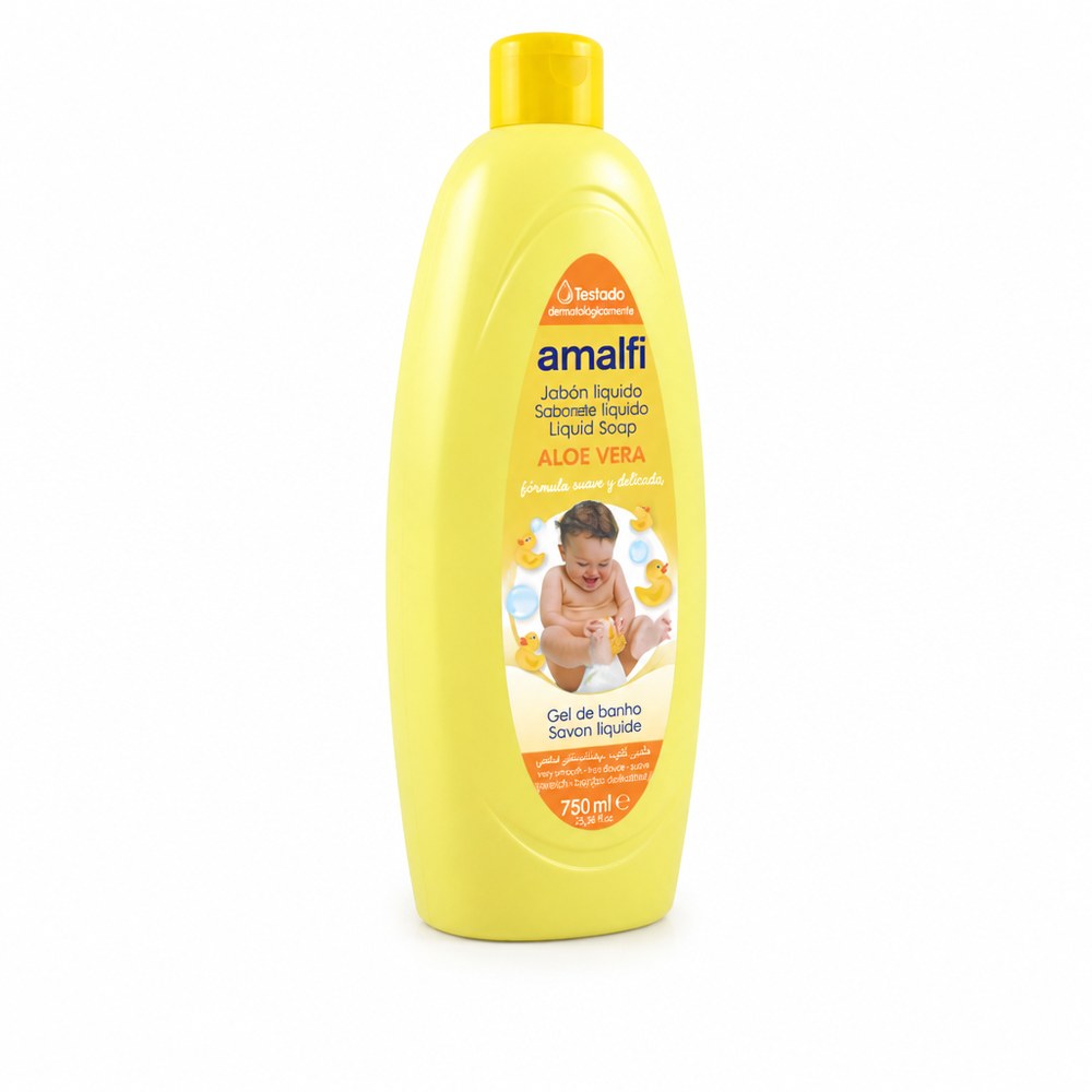 Jabón Líquido para Bebé Amalfi 750 ml | Aloe Vera | Piel Sensible