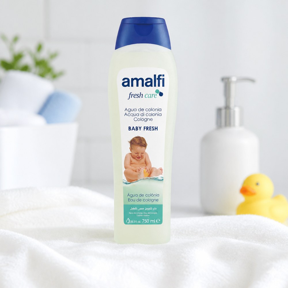 Colonia para Bebé Amalfi Baby Fresh | Aroma Suave | Piel Delicada | 750 ml