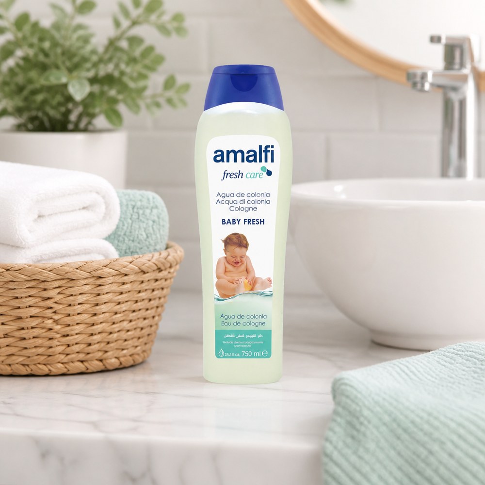 Colonia para Bebé Amalfi Baby Fresh | Aroma Suave | Piel Delicada | 750 ml