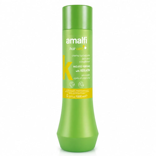 Acondicionador Capilar Amalfi con Keratina | Aroma Mojito | 1000 ml | Todo Tipo de Cabello
