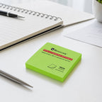 Taco Adhesivo Neon 76x76 Mm Verde