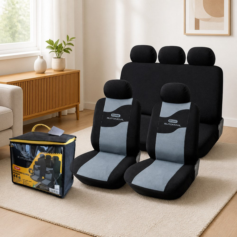 Fundas para Asientos de Coche | Set 6 Piezas | Protección y Confort | Universal