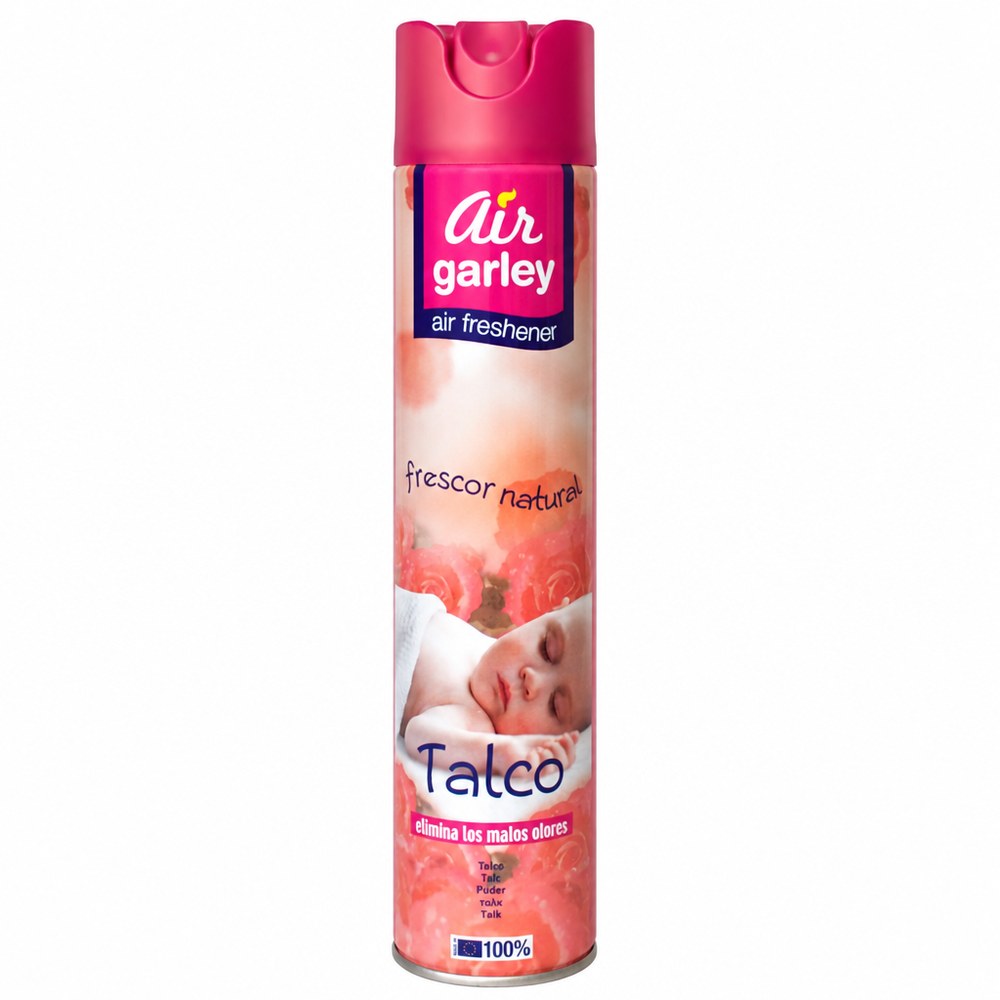 Ambientador Spray Air Garley | Aroma Talco | Eliminador de Olores | Hogar y Oficina