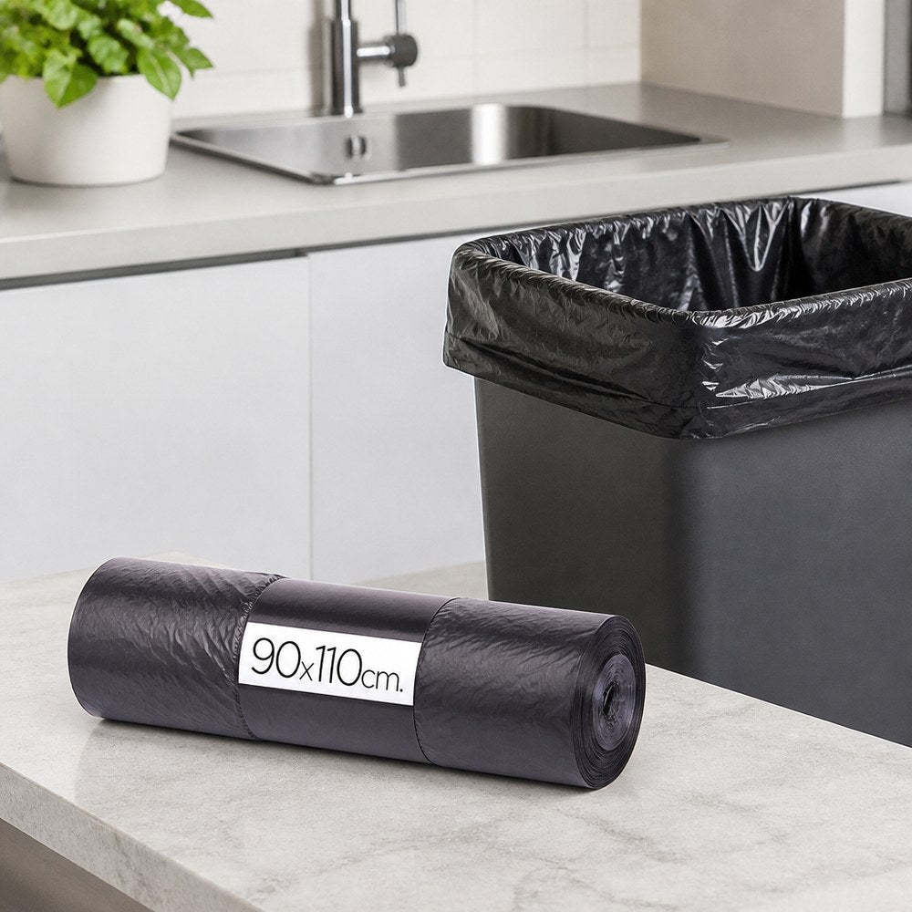 Heavy-Duty Black Trash Bags | Home & Office | Waste Management