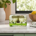 Velas Aromáticas en Tarro de Vidrio Jazmín | Pack 2 uds | Cera Vegetal | Hogar y Relax
