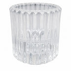 Portavelas de Vidrio Elegante | Decoración Hogar | Velas Estándar | Salón y Dormitorio
