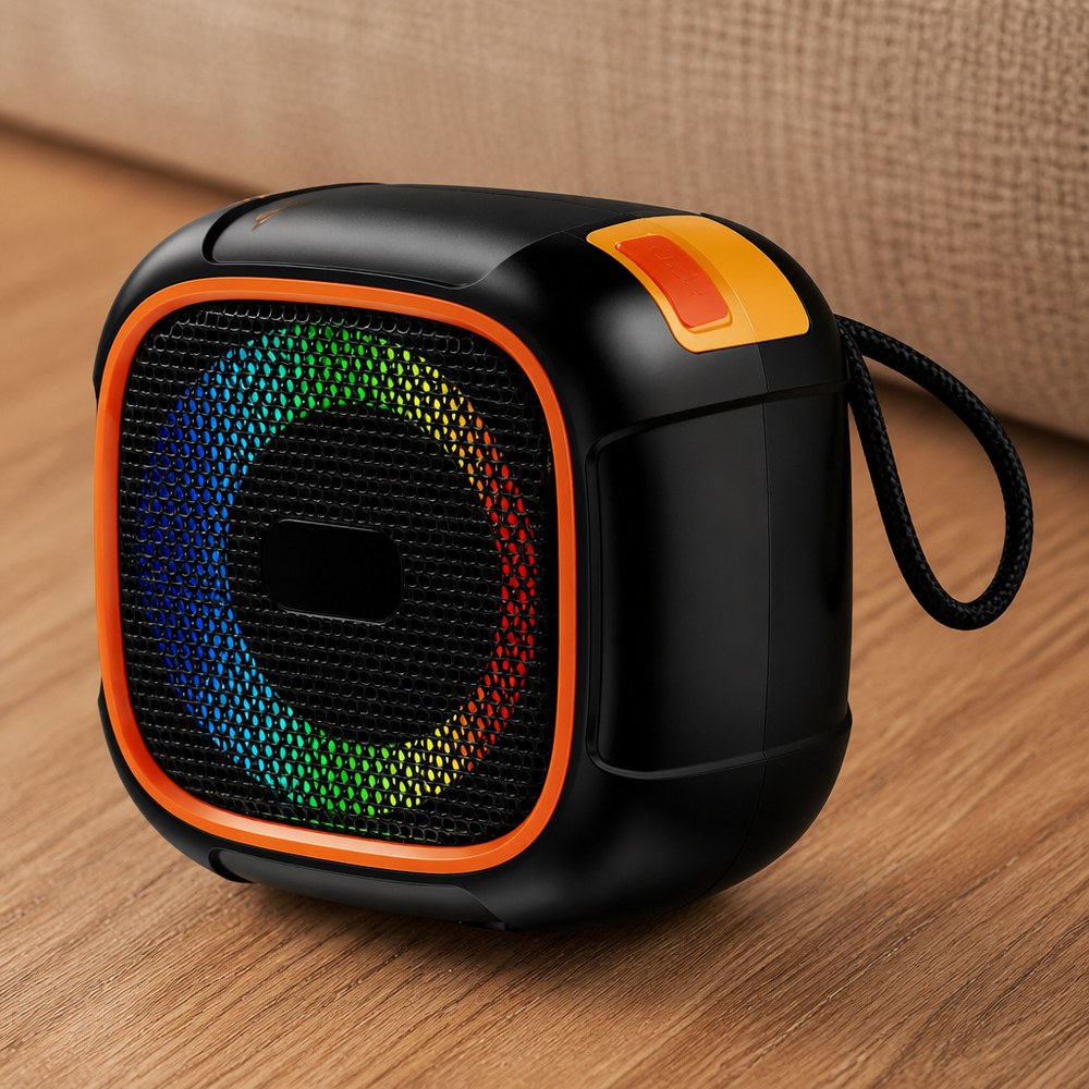 Altavoz Bluetooth Inalámbrico SY-307 | Luz RGB | Sonido Estéreo | Puerto USB | Portátil