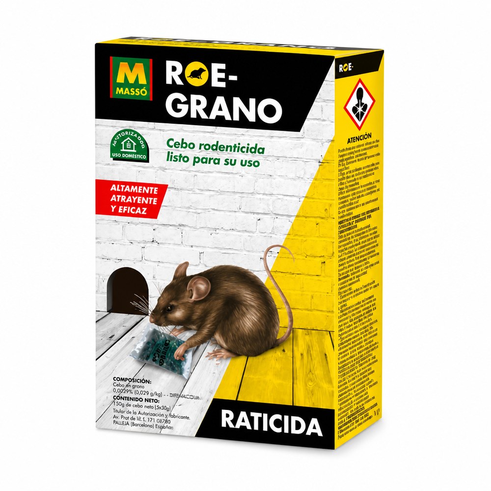 Massó Roe Rodenticide Bait - Grain