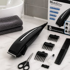 Cortapelos Maxell Power MP-HC400BL | 15 W, 8 Accesorios | 4 Peines, Tijeras y Lubricante
