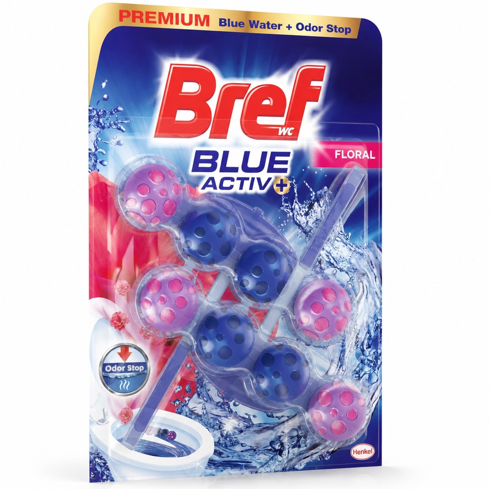 Bref Blue Active+ Toilet Cleaner