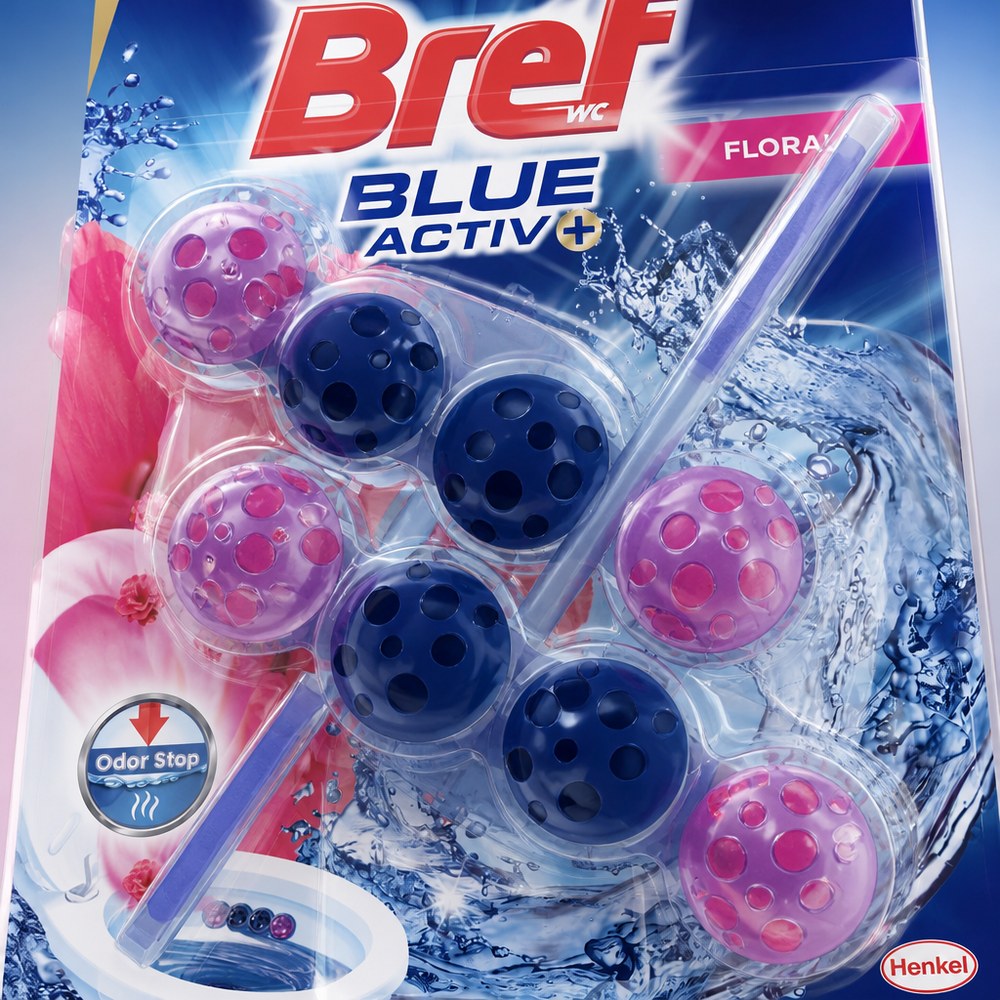Bref Blue Active+ Toilet Cleaner