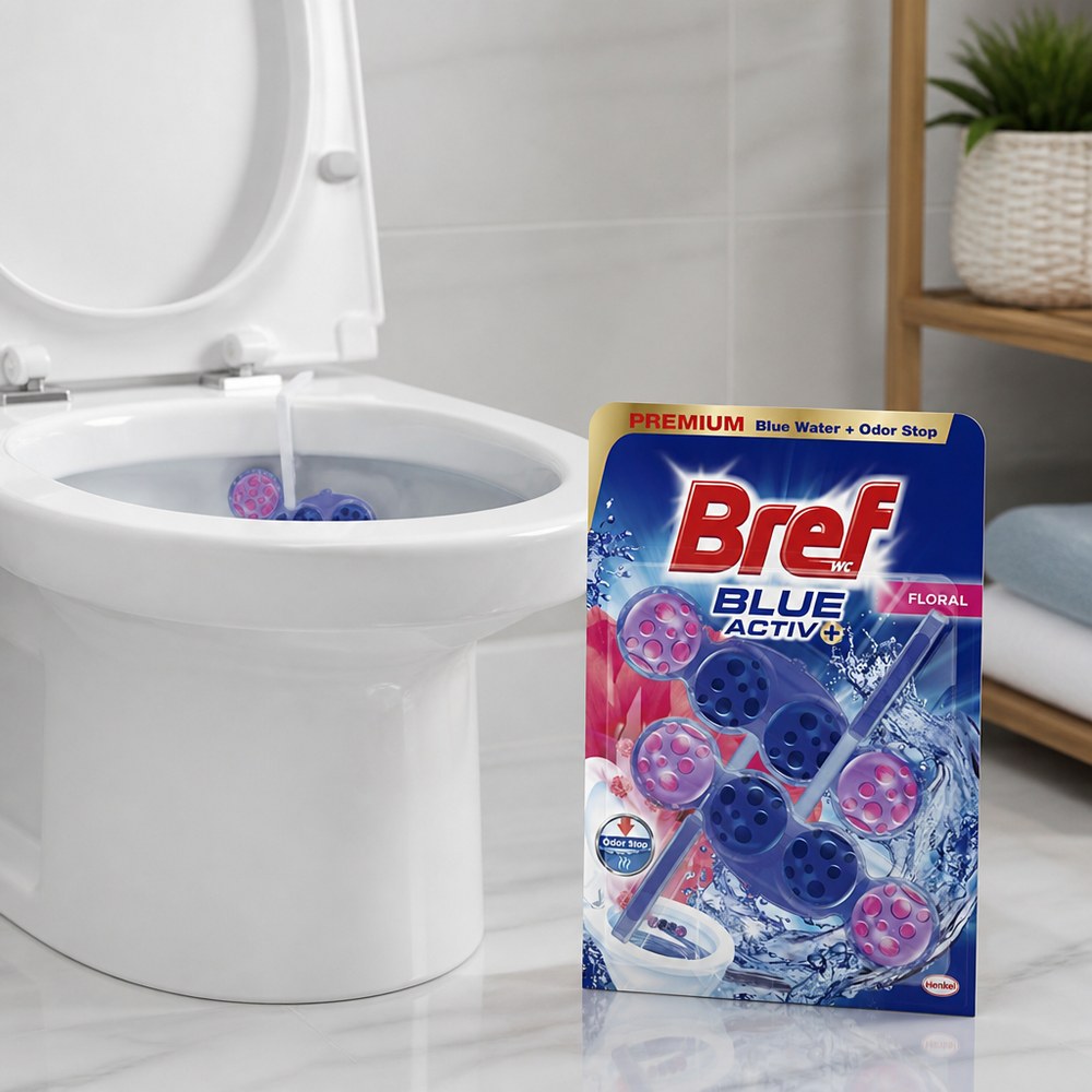 Bref Blue Active+ Toilet Cleaner