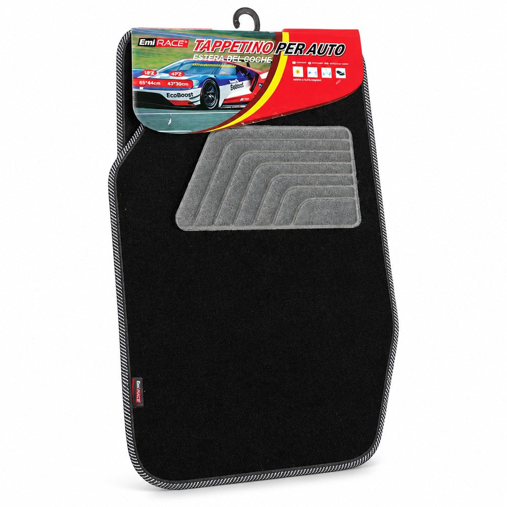 Alfombrillas para Coche | Pack 2 Piezas | 66x44 cm y 43x30 cm | Antideslizantes | Fácil Limpieza