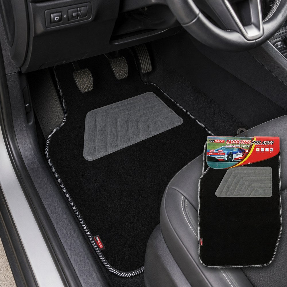 Alfombrillas para Coche | Pack 2 Piezas | 66x44 cm y 43x30 cm | Antideslizantes | Fácil Limpieza