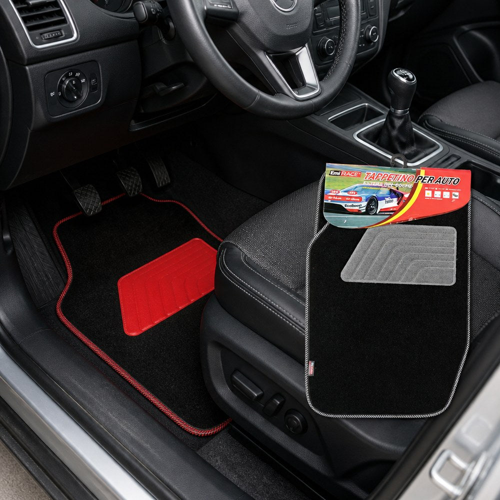 Alfombrillas para Coche | Pack 2 Piezas | 66x44 cm y 43x30 cm | Antideslizantes | Fácil Limpieza