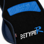 Alfombrillas para Coche TYPER | Pack 2 Piezas | 69x45 cm y 43x30 cm | Diseño Deportivo