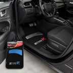 Alfombrillas para Coche TYPER | Pack 2 Piezas | 69x45 cm y 43x30 cm | Diseño Deportivo