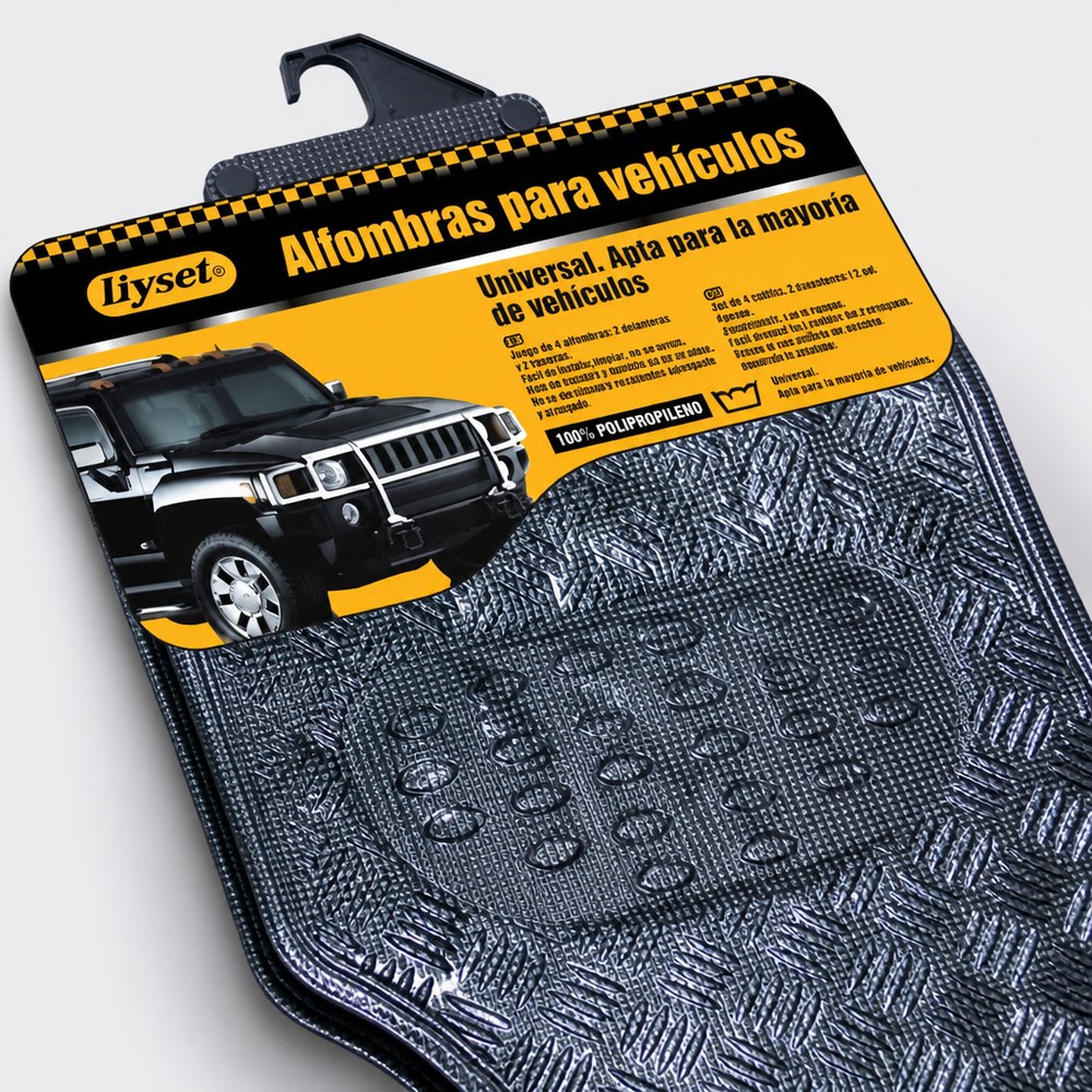 Alfombrillas para Coche Universal | 100% Polipropileno | Recortables | Fácil Limpieza