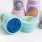 Sello Infantil con Diseño Adorable de Dinosaurio