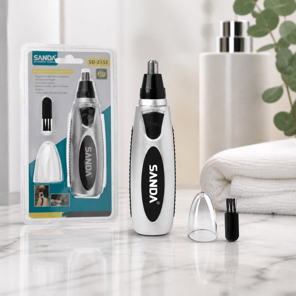Recortador de Pelo Nasal y Orejas SANDA SD-2352 | Cuchilla Giratoria | Ergonómico | Hombre