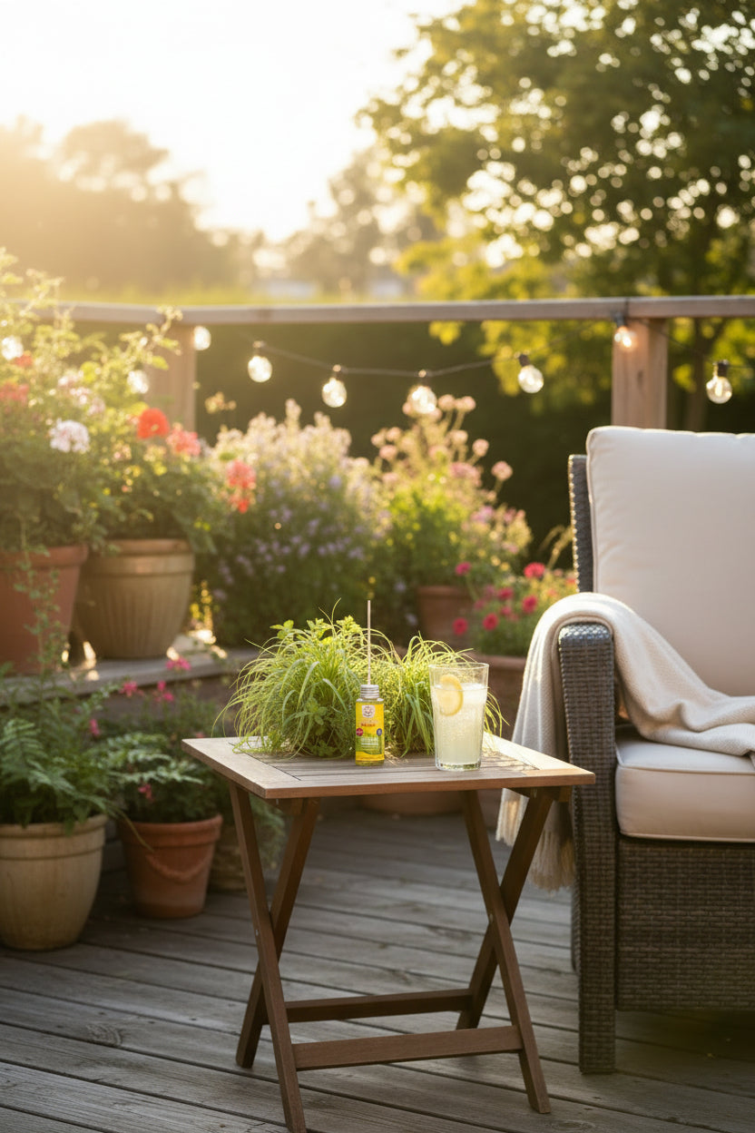 Difusor de Varillas Citronella | Aroma Natural Repelente | Interior y Exterior | Hogar
