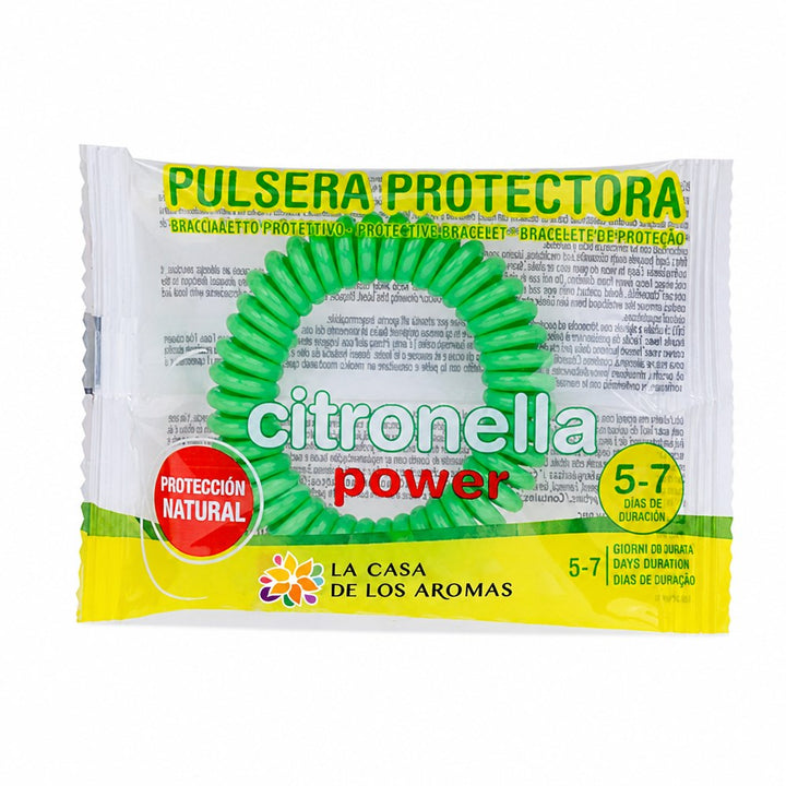 Pulseras Repelentes de Mosquitos con Citronela - imagenes de producto y uso