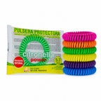 Pulsera Repelente de Mosquitos con Citronela | Efecto 5-7 Días | Adultos y Niños | Exterior