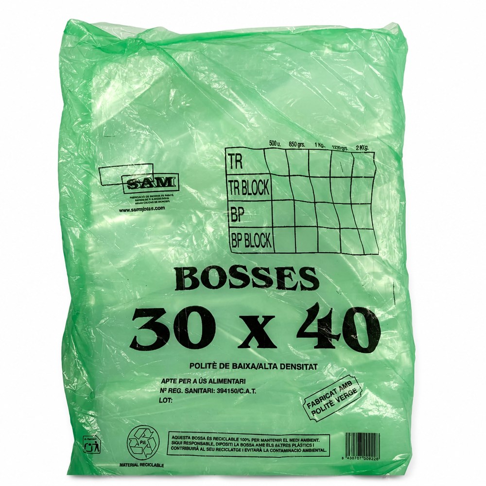Bolsas de Plástico - imagenes de producto y uso