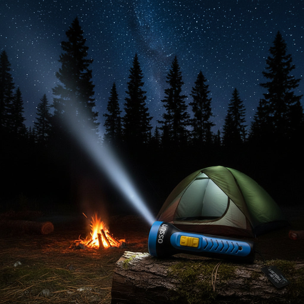 Linterna LED Ossun 1W — La luz que buscas cuando se va la corriente o llegas al camping de noche
