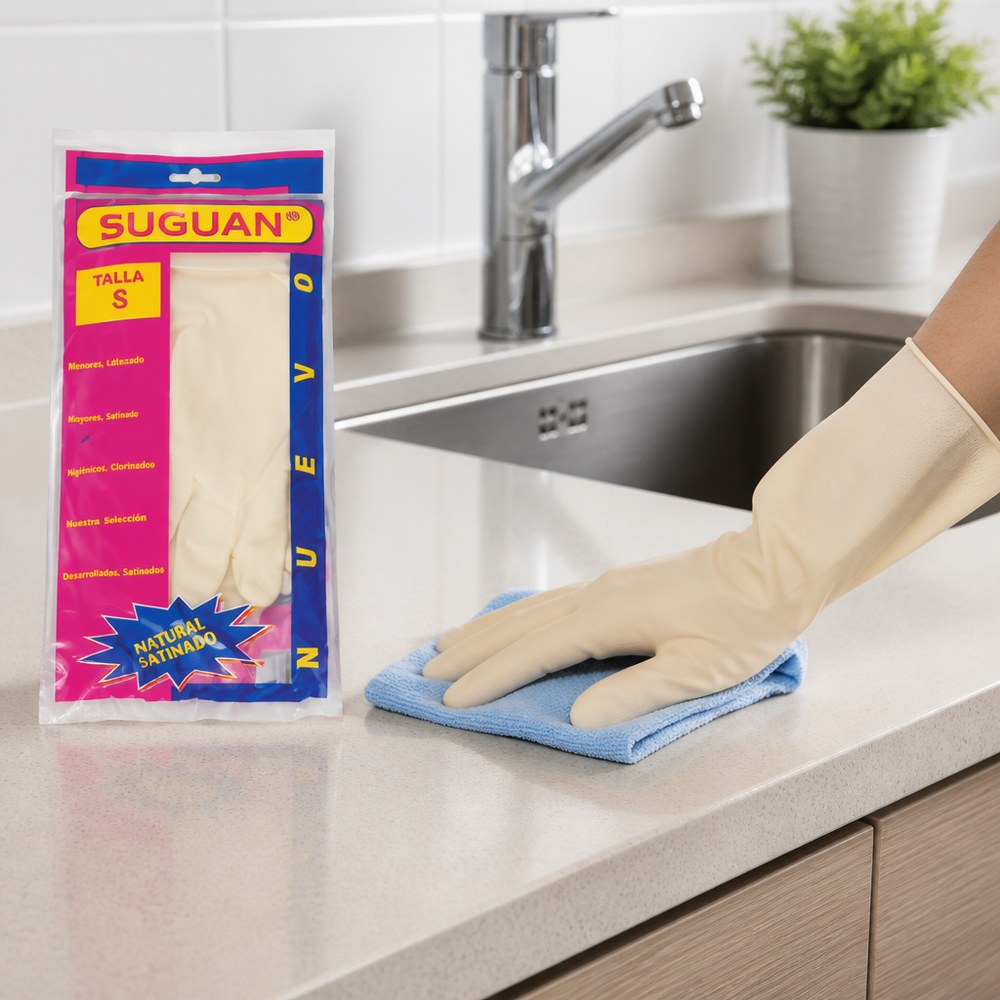 Guantes de Limpieza Talla S | Resistentes | Reutilizables | Hogar Cocina y Jardín