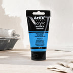 Tinta acrílica azul celeste