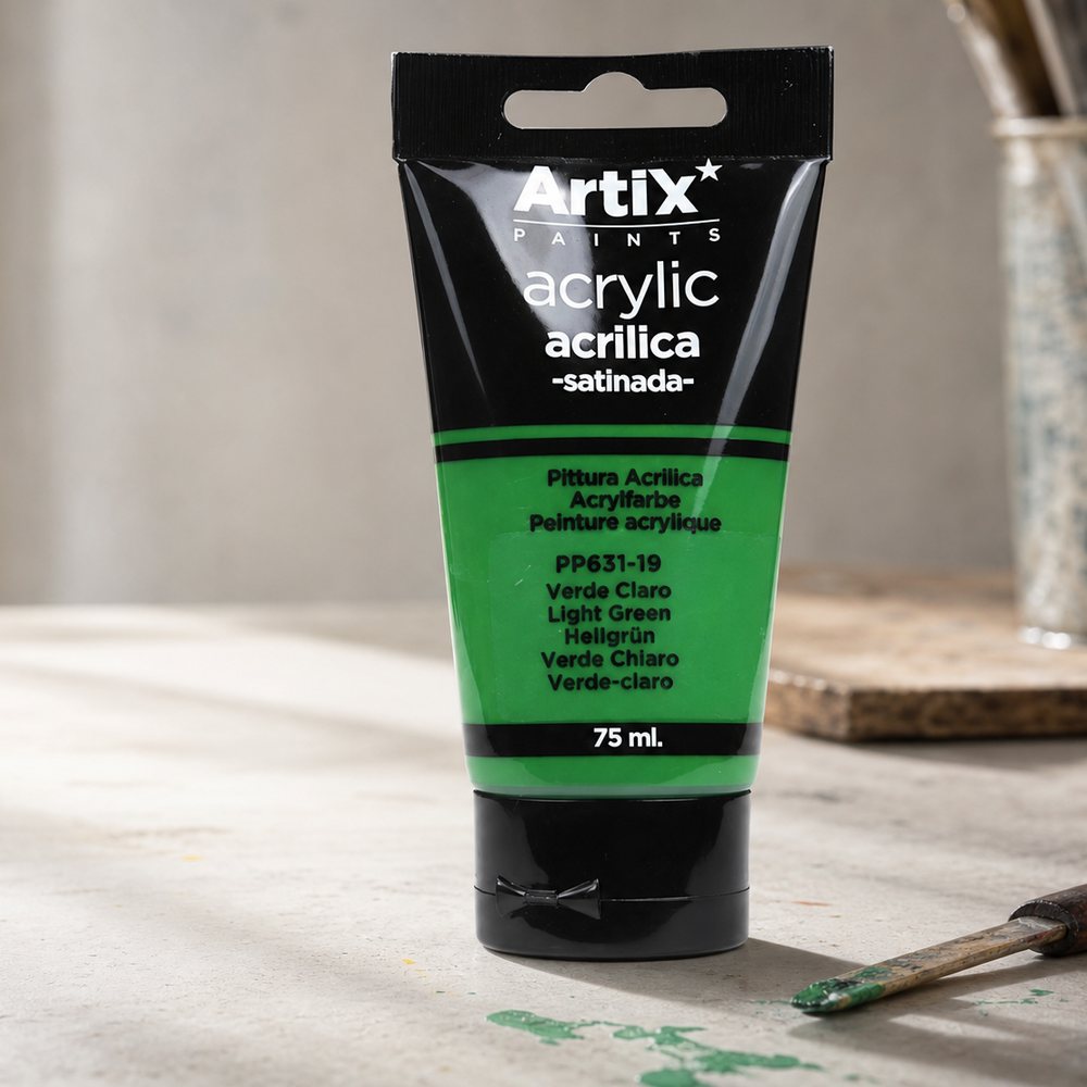 Pintura Acrílica de Color Verde Claro