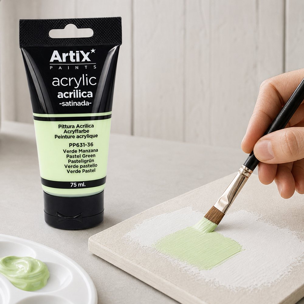 Pintura Acrílica Verde Pastel 75 Ml