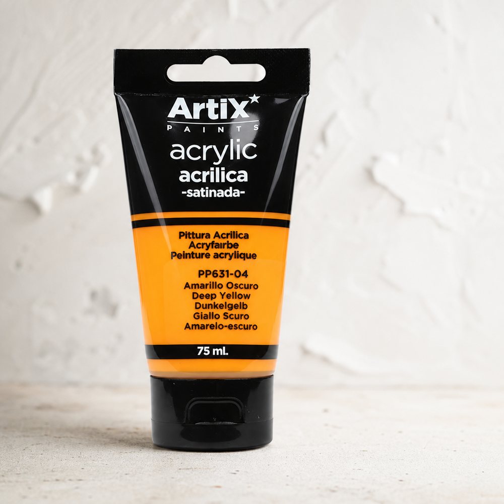Pintura Acrilica Amarillo Oscuro