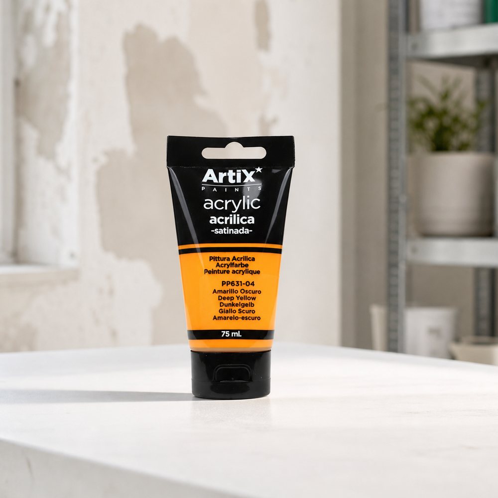 Pintura Acrilica Amarillo Oscuro