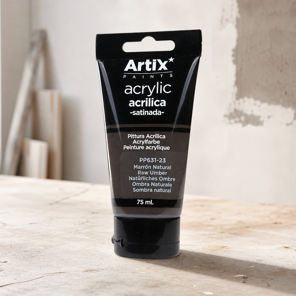 Pintura Acrílica Tierra Sombra Natural 75 ml