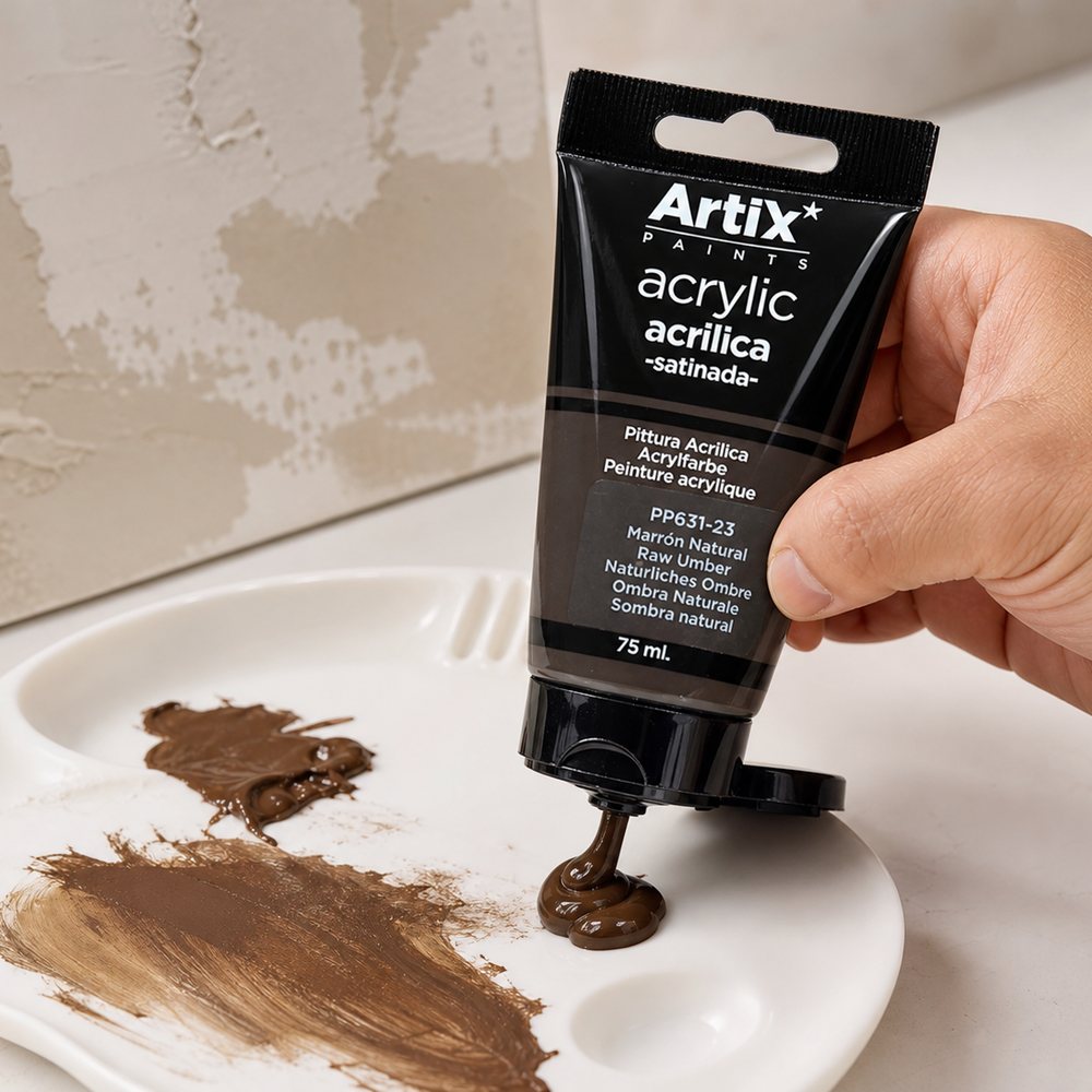 Pintura Acrílica Tierra Sombra Natural 75 ml
