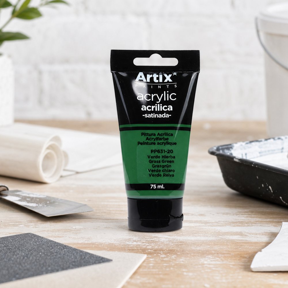 Pintura Acrílica Verde Hierba 75 Ml
