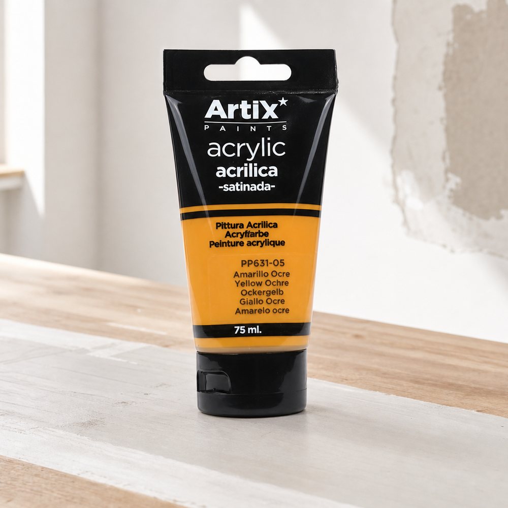 Pintura Acrílica Amarillo Ocre 75 ml