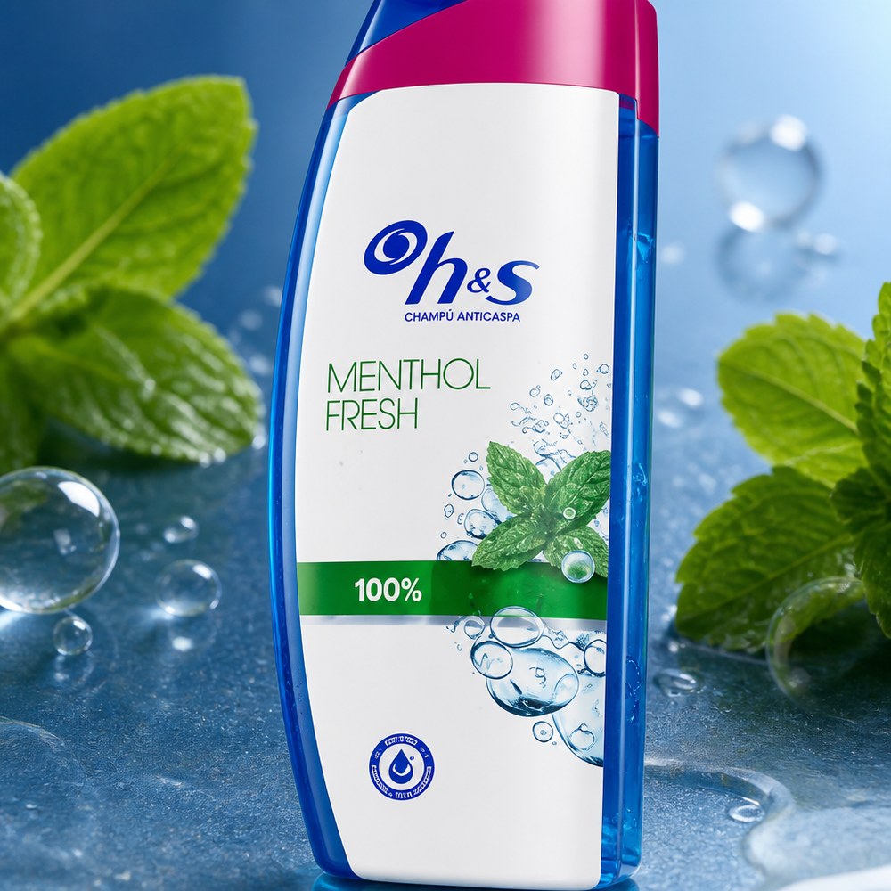 Champú Anticaspa H&S Mentol Fresh 400 ml | Protección 2X | Pack Ahorro 2 Unidades