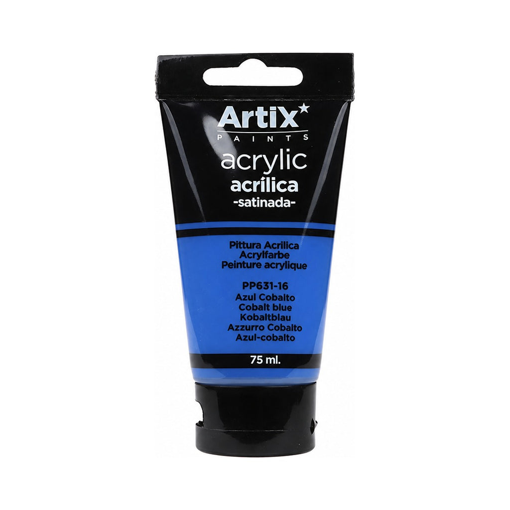 Pintura Acrílica Azul Cobalto 75 Ml - producto y usos principales