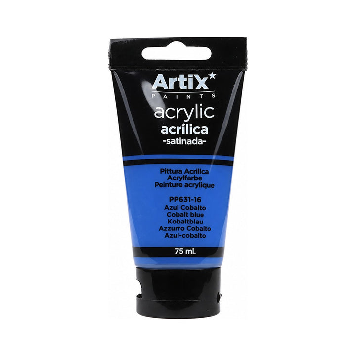 Pintura Acrílica Azul Cobalto 75 Ml - producto y usos principales