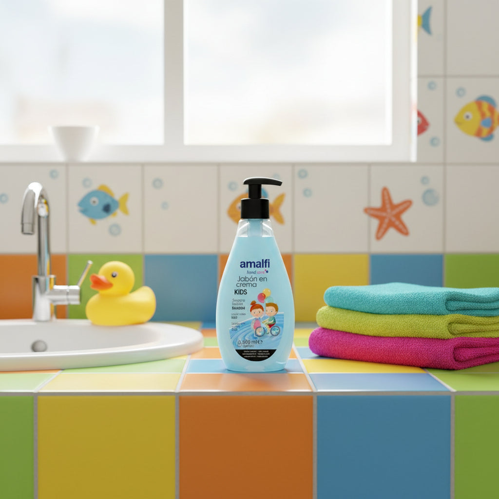 Jabón en Crema Infantil Amalfi 500ml | Jabón Líquido Suave para Niños