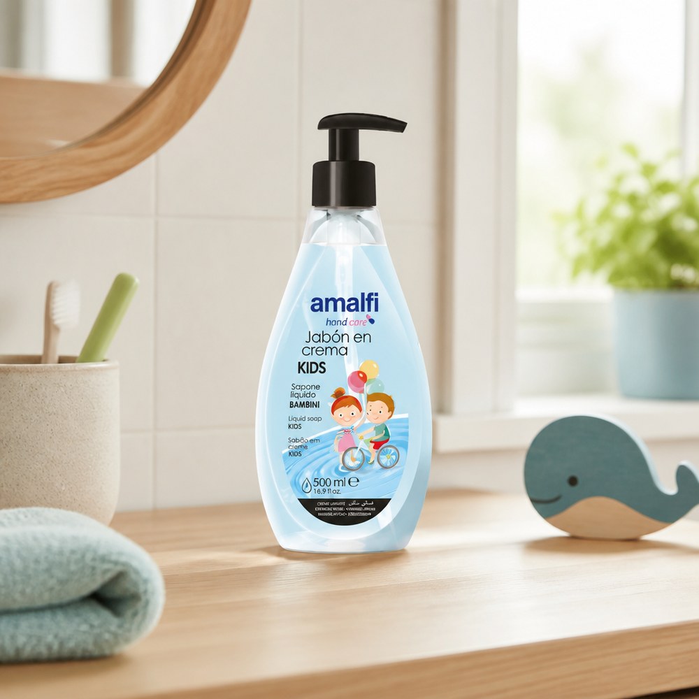 Jabón en Crema Infantil Amalfi 500ml | Jabón Líquido Suave para Niños
