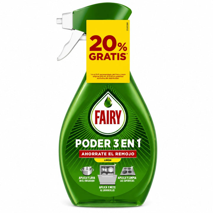 Spray Lavavajillas y Limpiador de Cocina - imagenes de producto y uso